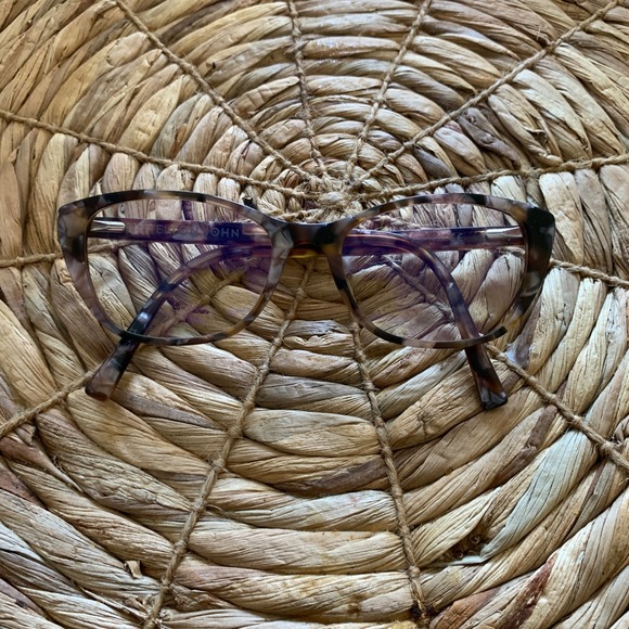 Elton John Library Tort Eyeglasses Round Tortoiseshell Frames 52-17-145 Mens